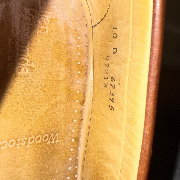 Allen Edmonds “Woodstock” Tan Leather Tassel Loafers - Picture 5 of 6